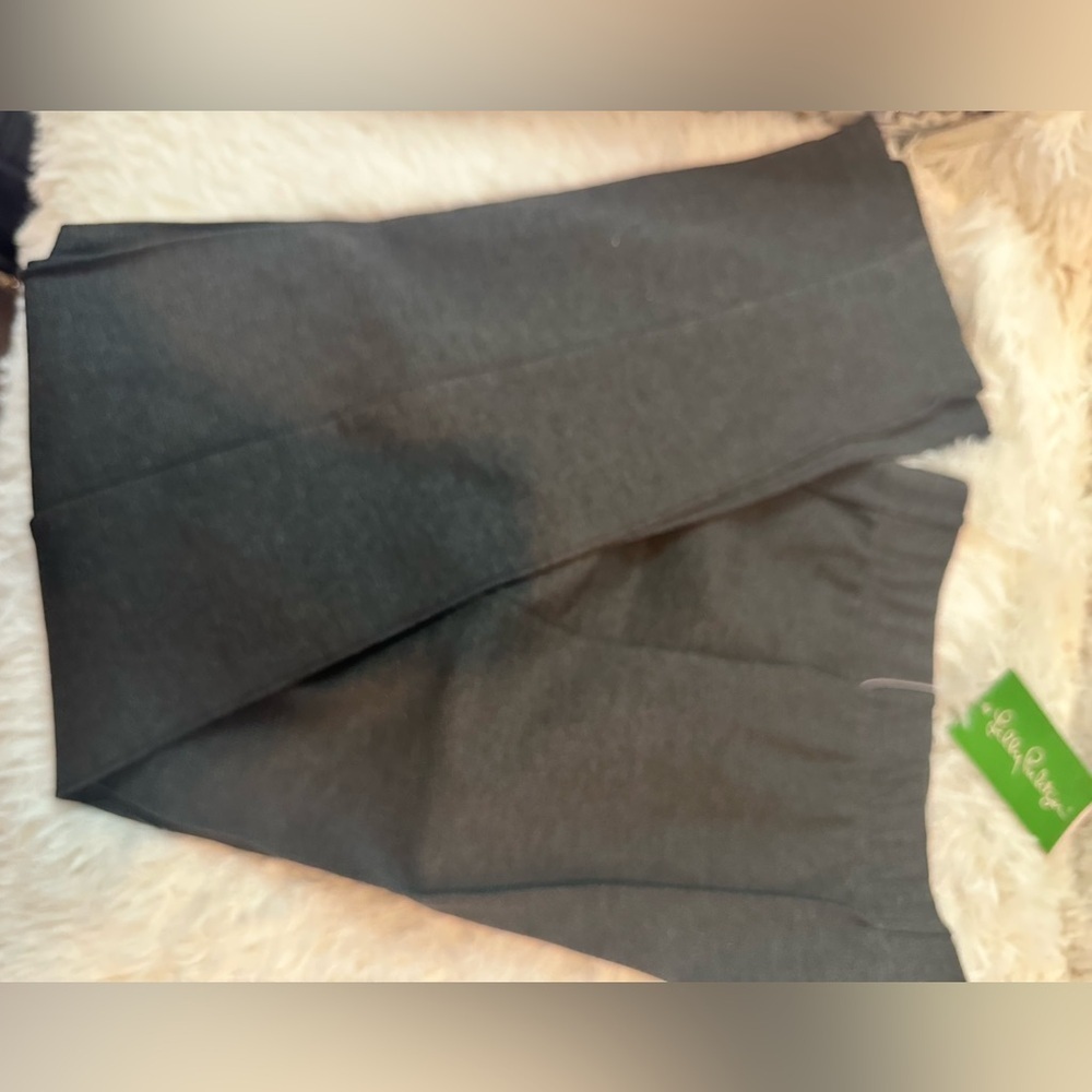 Lilly Pulitzer Travel Pants Gray Medium NWT
